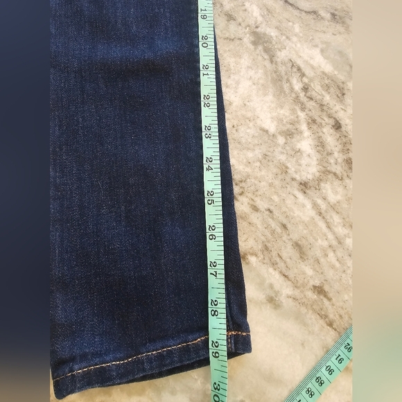 Express Distressed Stretch Mid Rise Legging Jeans 6R - Picture 11 of 11
